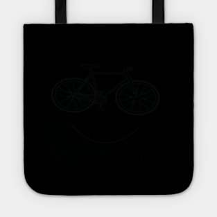 Bicycle smile face Tote