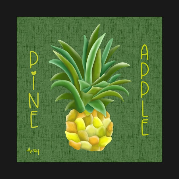 Pineapple by MarcyBrennanArt