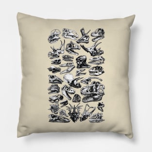 Dinosaurs Skulls Pillow