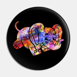 Colorful Elephant Gift Pin