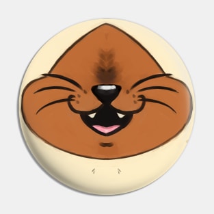 Tan kitty Pin