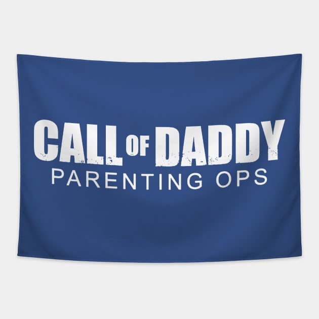 Call Of Daddy Parenting Ops Tapestry by Throbpeg