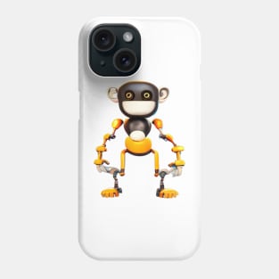 Funny robot animals Phone Case