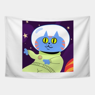 Astrononeko Retro Tapestry