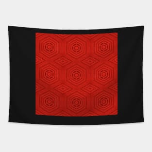 Red wool pattern Tapestry