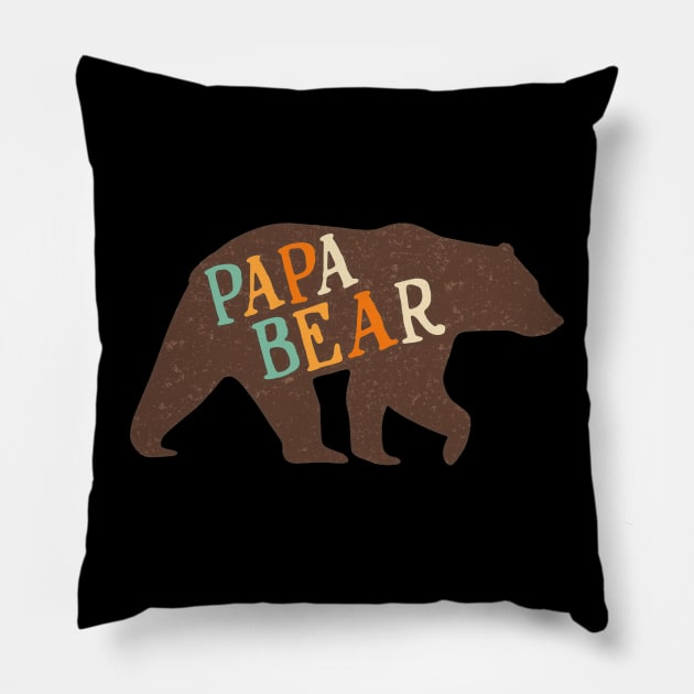 papa bear Pillow by levitskydelicia