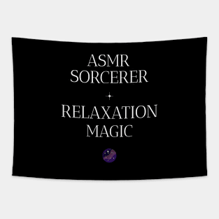 ASMR Sorcerer Relaxation Magic Wellness, Self Care and Mindfulness Tapestry