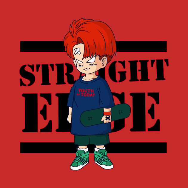 Trunks hardcore kids goes straight edge by SlaughterSlash