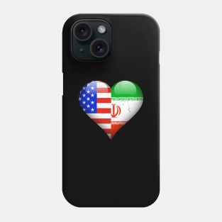 Half American Half Iranian Cat - Gift for Iranian Cat From Iran Phone Case