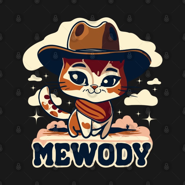 Meowdy! Cowgirl  Cat Says Howdy Hello by fantastico.studio