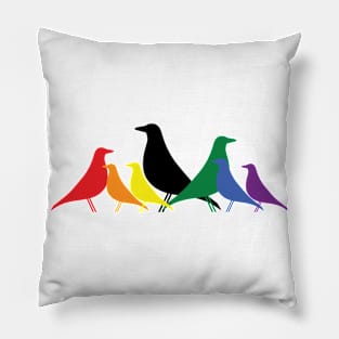 Le Corbusier inspired Eames bird Love is Love gathering Pillow