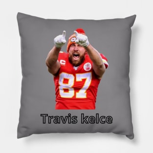 Travis Kelce tshirt Kansas City Chiefs Football Pillow