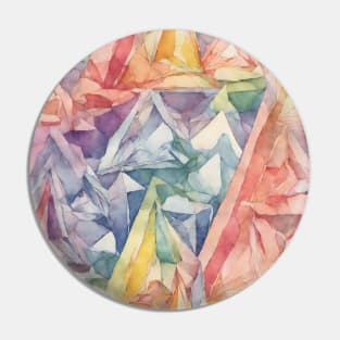 Vivid Rainbow Prism Pin