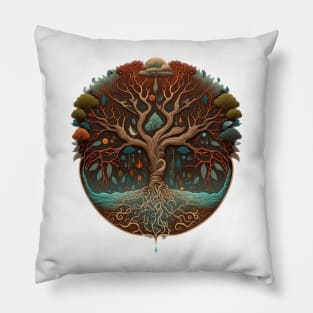 Tree of Life - Designs for a Green Future Pillow