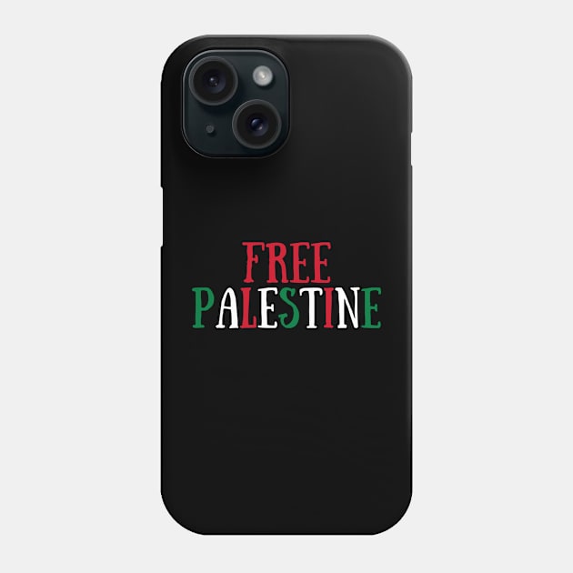 FREE PALESTINE Phone Case by Haministic Harmony