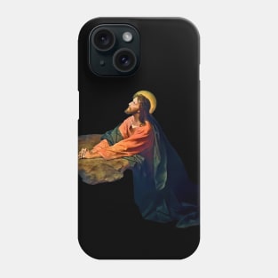 Christ praying in Gethsemane Phone Case