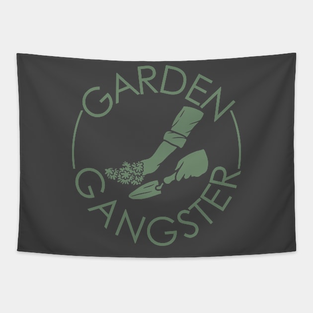 Garden Gangster Hands Tapestry by capesandrollerskates 