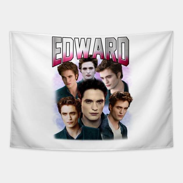 Edward Cullen , Robert Pattinson, Twitlight Movie Tapestry by Stephensb Dominikn