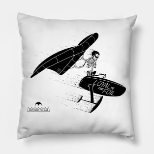 Northwest Foil Club: LOYAL / All Black (Text on board) Pillow