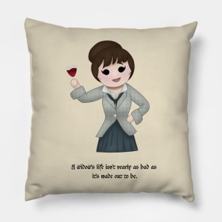 Mary Bonnet Quote Chibi Pillow