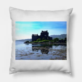 Eilean Donan Castle in the Highlands of Scotland Pillow