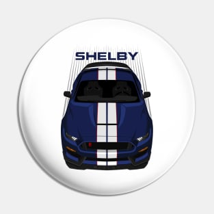 Ford Mustang Shelby GT350R 2015 - 2020 - Kona Blue - White Stripes Pin