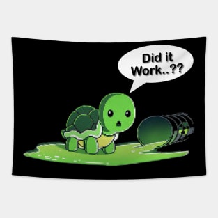 Did it work? Radioactive Turtle Tapestry