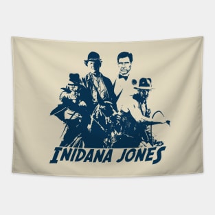 Retro Indiana Jones Tapestry