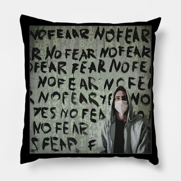 Fight-Corona-nofear Pillow by 4code