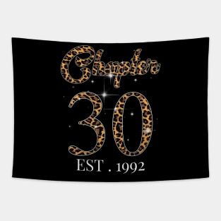 Chapter 30 Est. 1992 leopard Pattern Tapestry