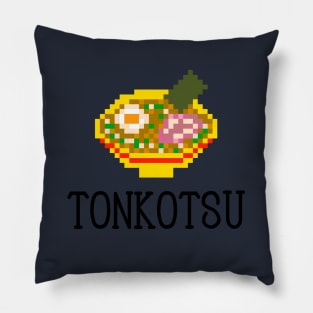 TONKOTSU×Ramen pixel art Pillow