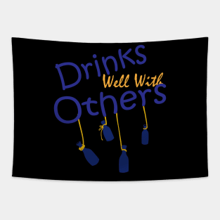 Drinks Well With Others Tapestry