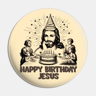 Happy Birthday Jesus // Disciples Last Supper Christmas Pin