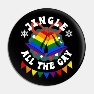 Jingle All The Gay Pin