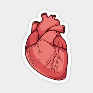 HEART Artwork ( Vector Art Style ) Magnet