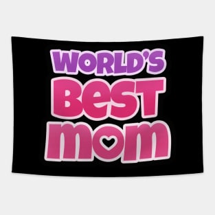 World's Best Mom Classic Tshirt Tapestry