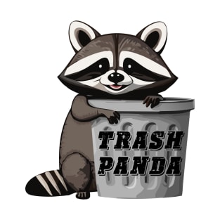 Trash Panda (Raccoon) with a Trash Can T-Shirt