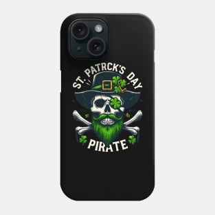 St. Patrick’s Pirate Skull Phone Case