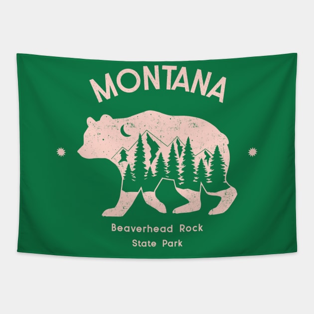 Beaverhead Rock State Park Tapestry by California Outdoors