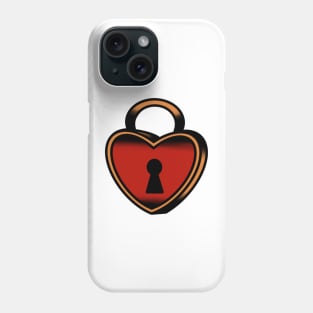 Lock Heart Phone Case