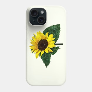 Sunflower in the Rain Phone Case