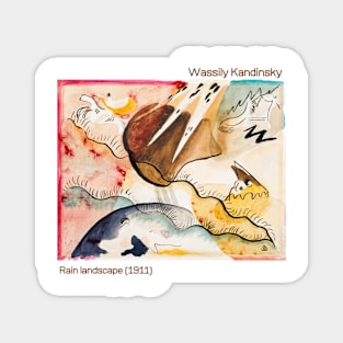 Rain landscape by Kandinsky Magnet