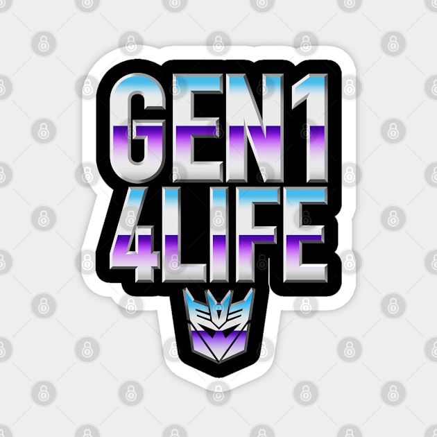 GEN1 4 LIFE - Decepticons Magnet by KERZILLA