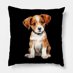 Puppy Jack Russell Terrier Pillow