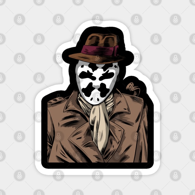 Rorschach Magnet by Black Snow Comics