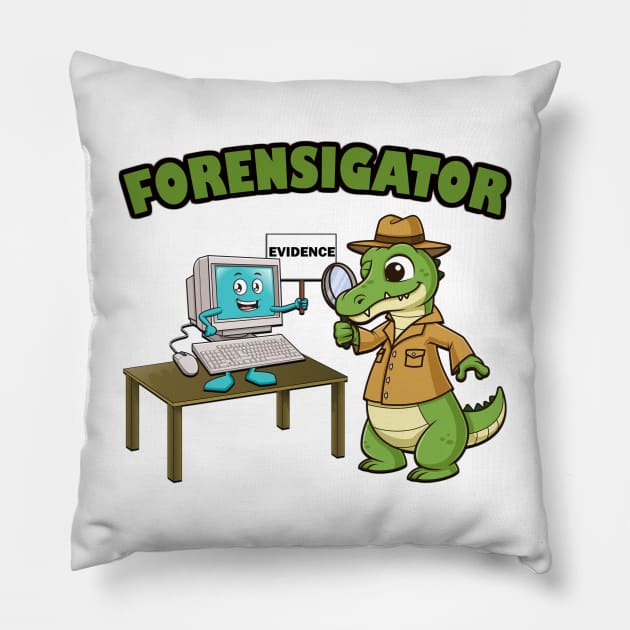 Forensigator Pillow by DFIR Diva