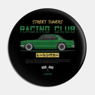 Tuner Green Hakosuka JDM Pin