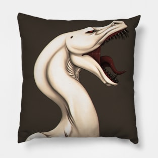 White Snake Pillow