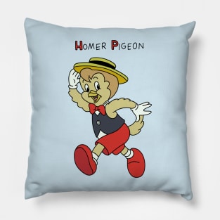Homer Pigeon Classic Cartoon Pillow