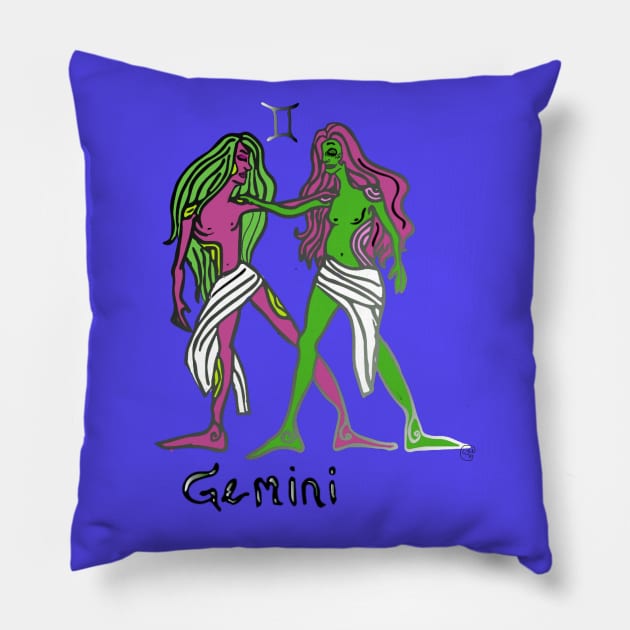 Gemini Pillow by charleyllama